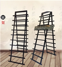 Stone-Ceramic-Hardwood Tile Sample Showroom Board Display Stands