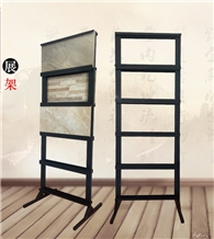 Stone-Ceramic-Hardwood Tile Sample Showroom Board Display Stands