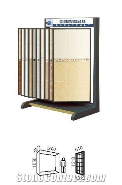 Wing Spinning Ceramic Tile, Mosaic, Hardwood Sample Board Display Stands Racks