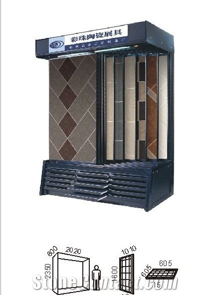 Wing Spinning Ceramic Tile, Mosaic, Hardwood Sample Board Display Stands Racks