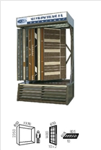 Wing Spinning Ceramic Tile, Mosaic, Hardwood Sample Board Display Stands Racks