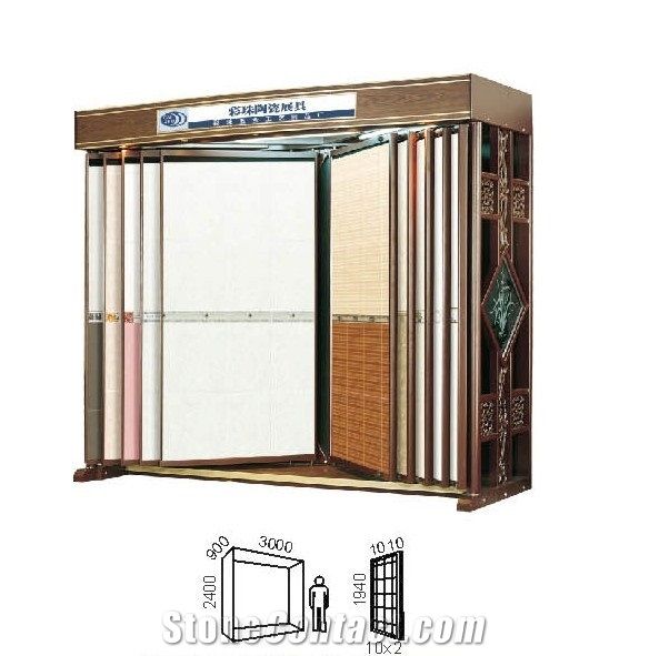Wing Spinning Ceramic Tile, Mosaic, Hardwood Sample Board Display Stands Racks