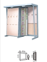 Wing Spinning-Rotating Hardwood Sample,Ceramic and Stone Tile Display Stands Racks
