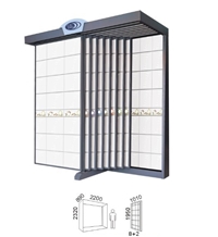 Wing Spinning-Rotating Hardwood Sample,Ceramic and Stone Tile Display Stands Racks