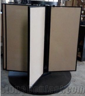Wing Spinning-Rotating Hardwood Sample,Ceramic and Stone Tile Display Stands Racks