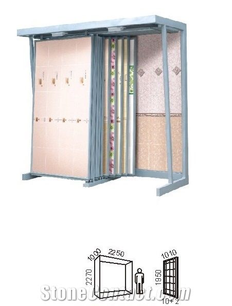 Wing Spinning-Rotating Hardwood Sample,Ceramic and Stone Tile Display Stands Racks