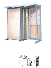 Wing Spinning-Rotating Hardwood Sample,Ceramic and Stone Tile Display Stands Racks