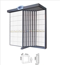 Wing Spinning-Rotating Hardwood Sample,Ceramic and Stone Tile Display Stands Racks