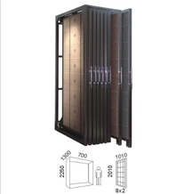 Wing Spinning-Rotating Hardwood Sample,Ceramic and Stone Tile Showroom Display Stands Racks