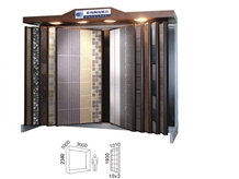Wing Spinning-Rotating Hardwood Sample,Ceramic and Stone Tile Showroom Display Stands Racks