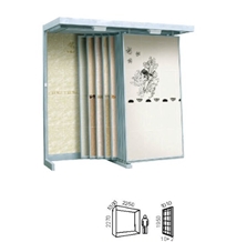 Wing Spinning-Rotating Hardwood Sample,Ceramic and Stone Tile Showroom Display Stands Racks