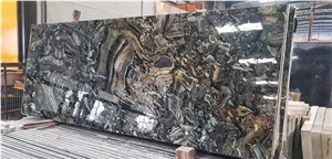 Exotic Black Granite Blocks, Black Antique Granite