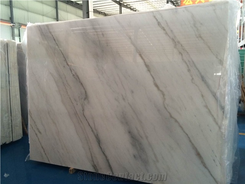 China Bianco Carrara White Marble Slabs & Tiles