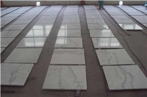 China Bianco Carrara White Marble Slabs & Tiles