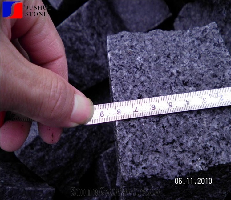 G654 Pavers G654 Black Granite Paving Stone Setts