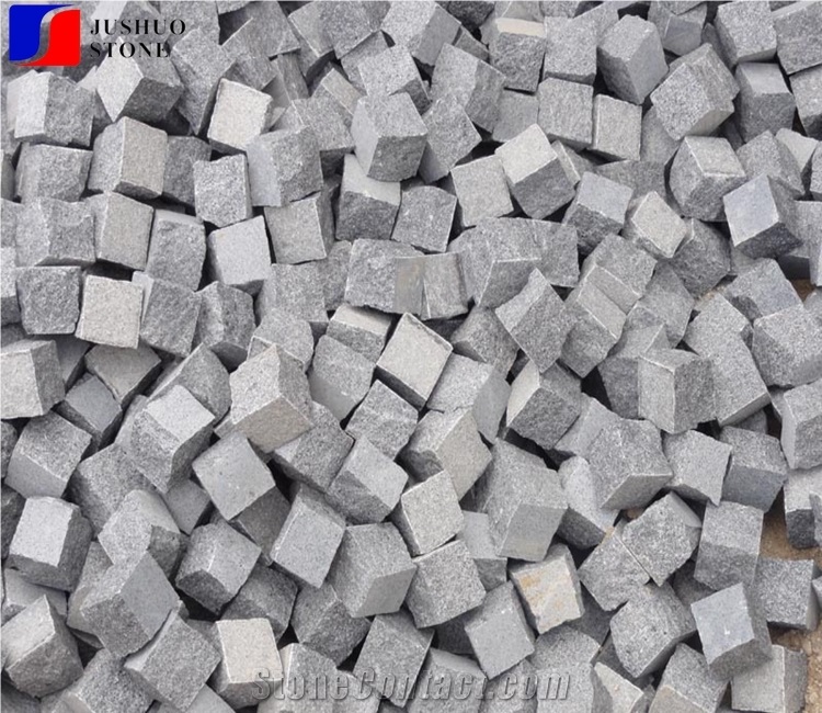 Granite Cube Stone for Paving, G654 Impala Black