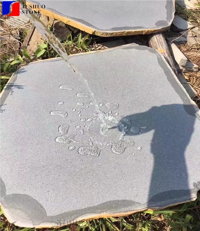 Hainan Black Basalt Grey Basalt Honed Flagstone