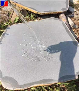 Hainan Black Basalt Grey Basalt Honed Flagstone