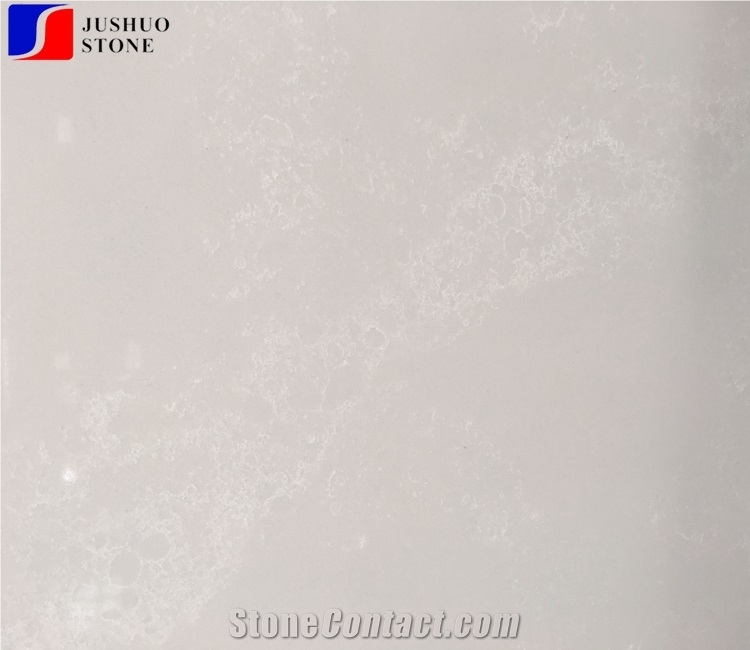 Marble Look Artificial Engineere Quartz Beige Slab