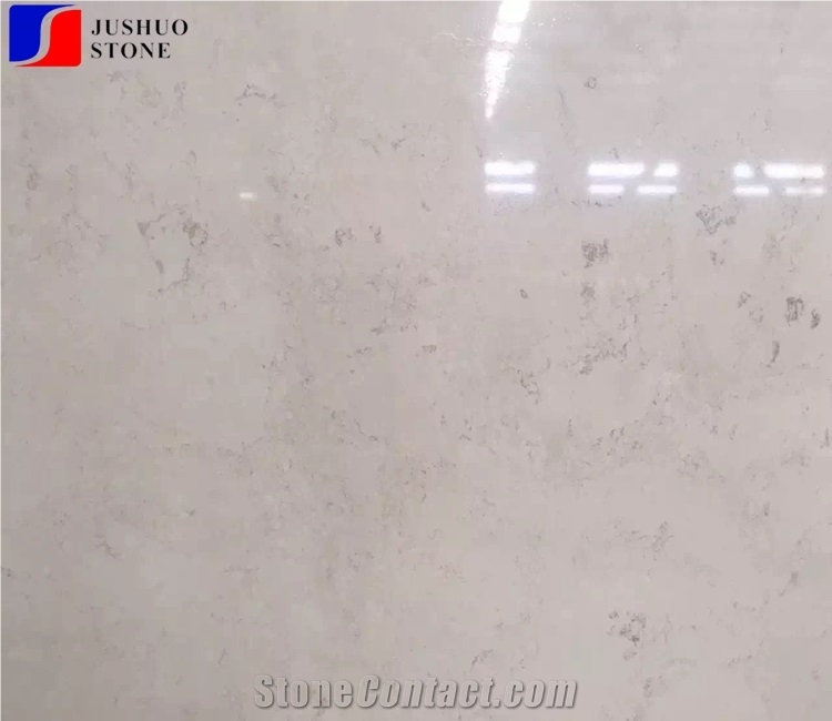 Royal Botticino Quartz Solid Surfaces Polished Slabs