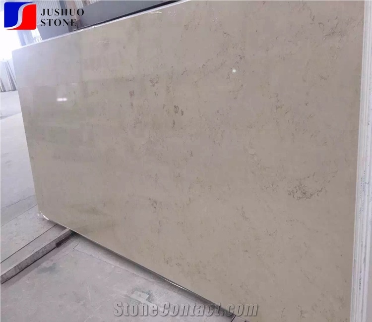 Royal Botticino Quartz Solid Surfaces Polished Slabs