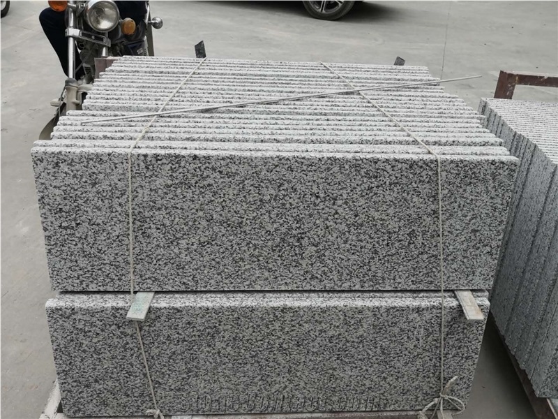 Ivory White Granite Stairs,Floor Steps