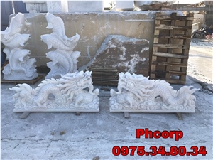 Dragon Stone Sculpture, Handcarved Animal