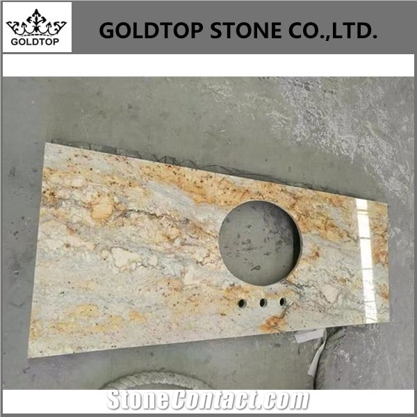 Colonial Cream Granite Kitchen Countertop