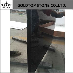 India Black Galaxy Granite High Quality Countertop