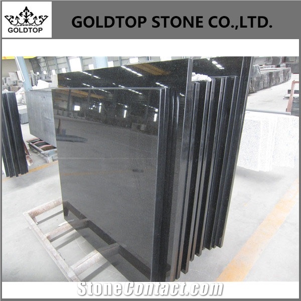 India Black Galaxy Kitchen Granite Countertop