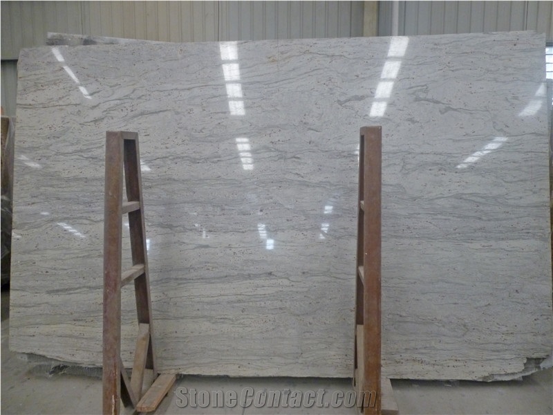 Indian White River Granite Prefab Counter
