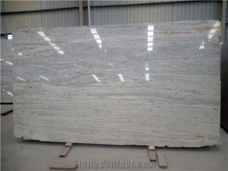 Indian White River Granite Prefab Counter