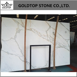 Italy Calacatta Statuary White Marble Slabs