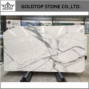 Italy Calacatta Statuary White Marble Slabs