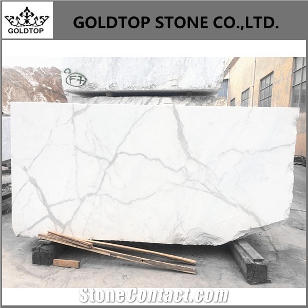 Italy Calacatta Statuary White Marble Slabs
