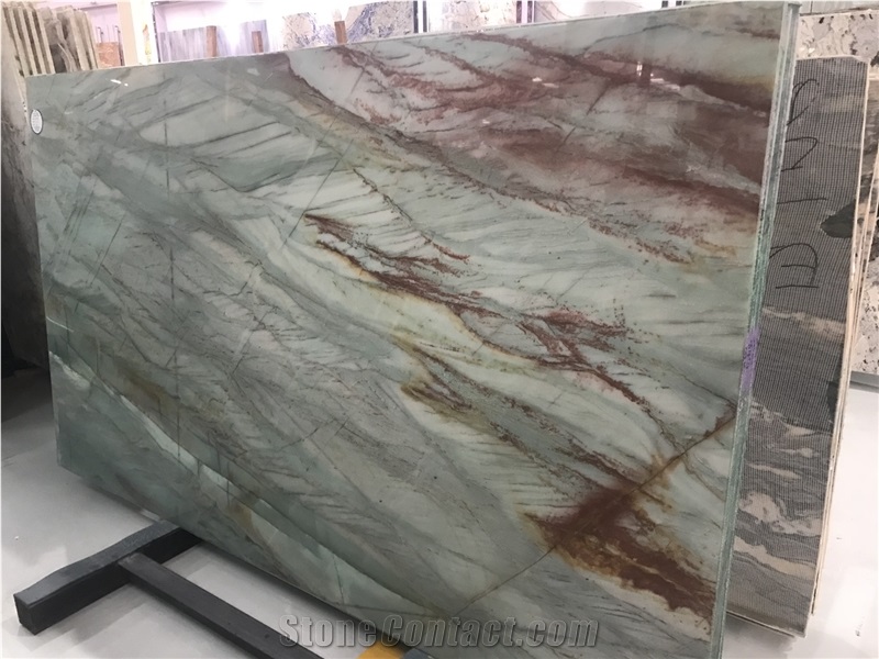 Botanic Green Quartzite Slab