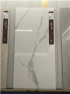 Calacatta White Marble Like Ceramic Wall Tiles