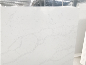Calacutta White Artificial Stone Kitchen Tile Slab
