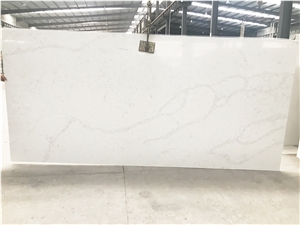 Calacutta White Artificial Stone Kitchen Tile Slab