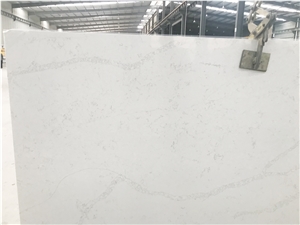 Calacutta White Artificial Stone Kitchen Tile Slab