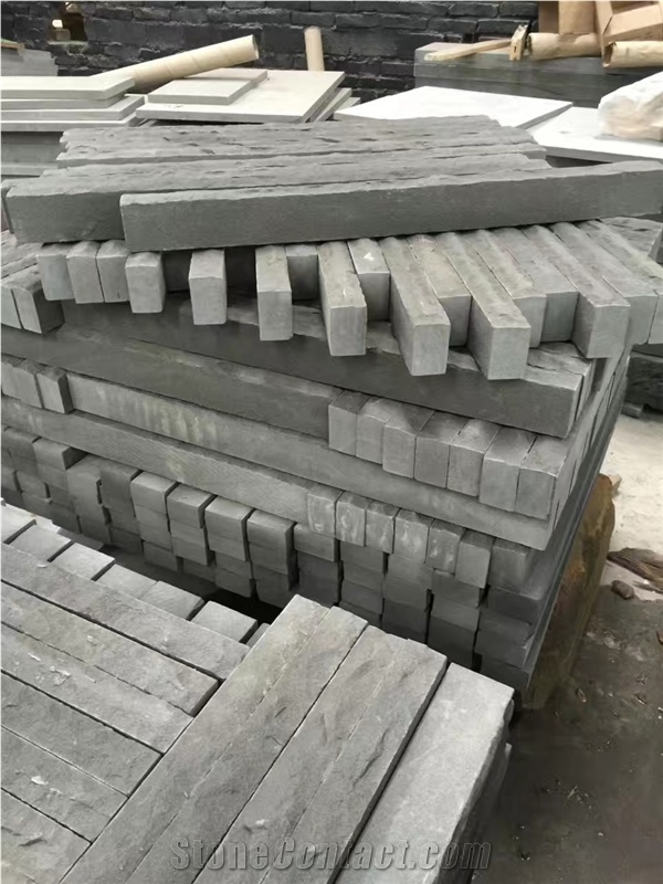 Grey Sandstone,Dark Grey Sandstone Tiles & Slabs
