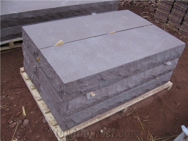 Purple Sandstone Paving,Coverings,Flagging, Steps