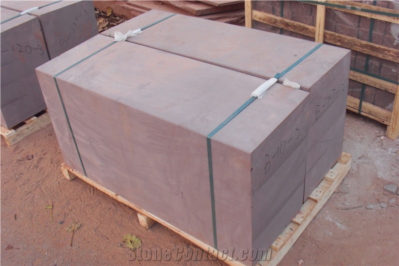 Purple Sandstone Paving,Coverings,Flagging, Steps