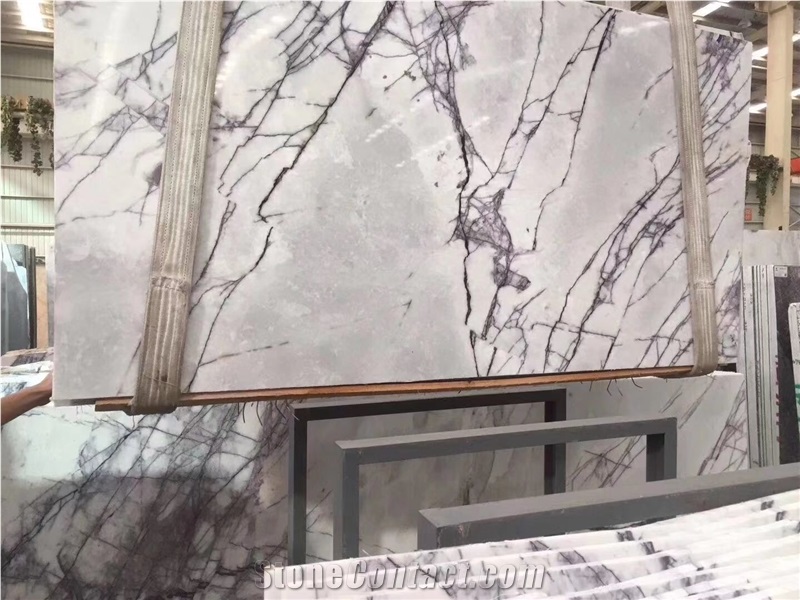 Lilac White Marble Counter Top, Milas New York Marble Bench Tops