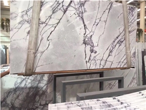 Lilac White Marble Counter Top, Milas New York Marble Bench Tops
