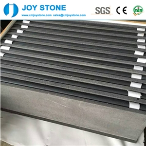Cheap Hainan Black Basalt Honed Staircase Tread