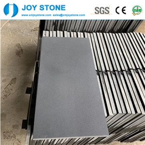 Good Quality Honed Hainan Black Basalt Stair Tread