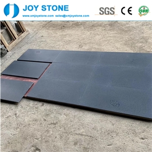 Smooth Surface Hainan Black Basalt Honed Wall Tile