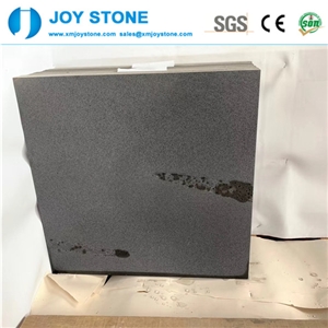 Smooth Surface Hainan Black Basalt Honed Wall Tile