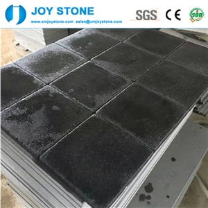 Smooth Surface Hainan Black Basalt Honed Wall Tile